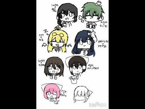 色んな表情描いてみた。リクエストあれば言ってね！ #めめ村