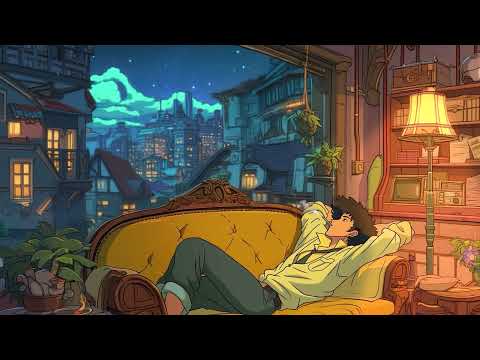 Cowboy Bebop Night Vibes 🌌  Chill Lofi Jazzhop Ambience for Study & Sleep