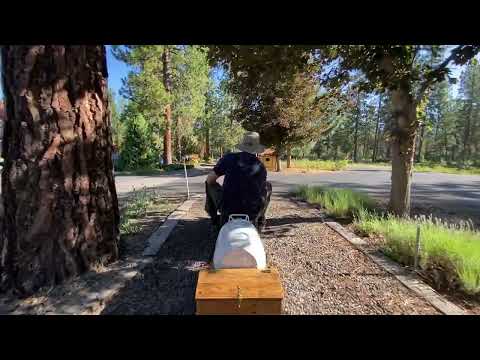 7.5" gauge steam locomotive test run at Train Mountain