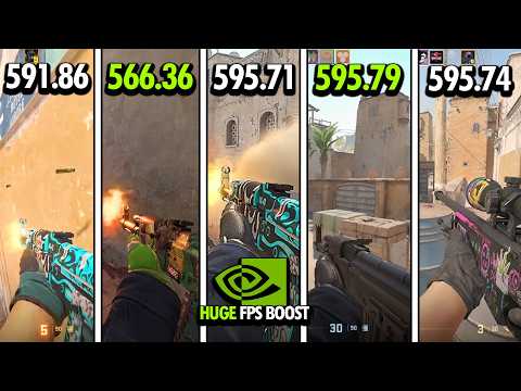 NVIDIA Driver is Breaking Your FPS in CS2 - 595.79 vs 595.71 vs 591.86 vs 566.36 vs 595.74