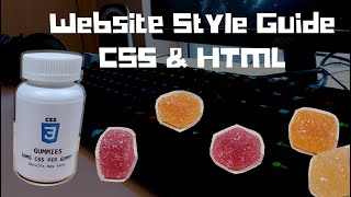 Website from Scratch Ep. 2 Style Guide with CSS and HTML