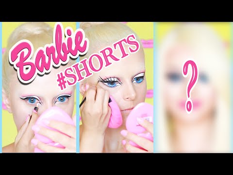 BARBIE Makeup Tutorial Shorts #Shorts