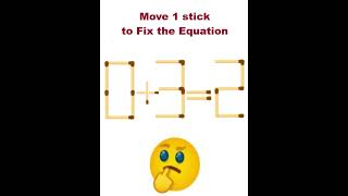 Match Stick #mathexploration #mathstricks #mathshack  #easymathtricks #education #mathseducation