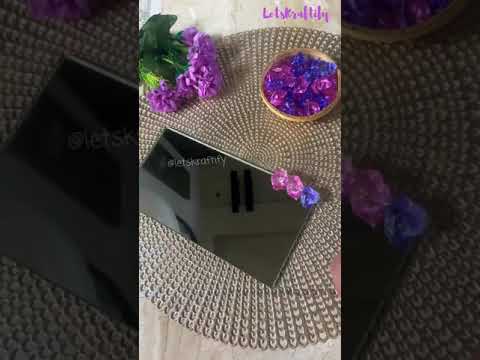 Crystal Tray | Mirror Trinket Dish