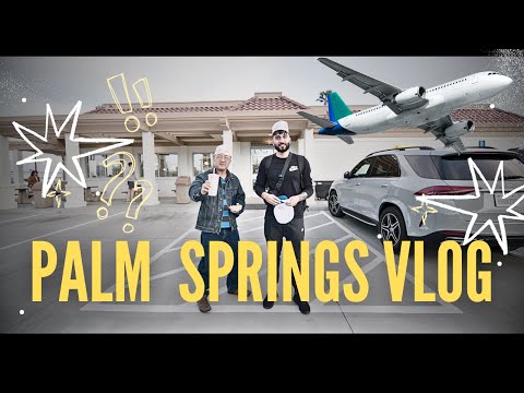 PALM SPRINGS VLOG (Ajay & Justine) - Meet Mervin!