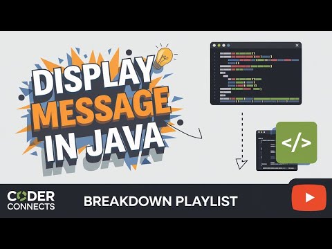 🖥️ Display Messages in Java - Easy Tutorial 🎓 | Start Breakdown Playlist 📚