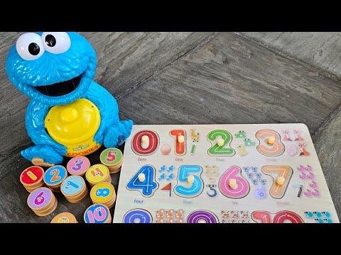Cookie Monster Number Puzzle Adventure | Learn Numbers 1 to 10 for Kids