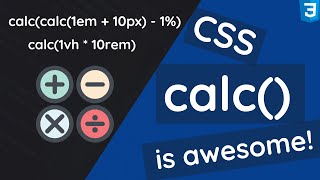CSS Calc Method in 10 Minutes | CSS Tutorial For Beginners