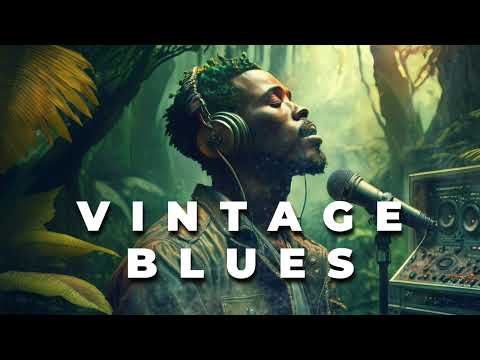#33 Vintage Blues Music [🎙Raw Soulful Vocals ] Relaxing Night Escape l Retro Classics Style