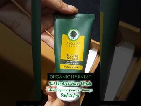 Organic Harvest oil control face wash & midnight kohl #skincare #organicharvest #unboxing