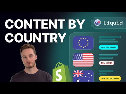 Shopify Localization - Different content for Markets / Countries using Liquid (easy coding)
