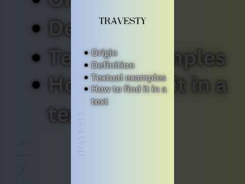 Travesty #literary_terms #literarydevices #travesty #englishlanguage #vocabulary