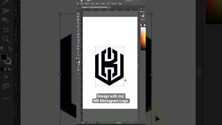 WB Monogram Logo #logo #logomark #logodesign #monogram #monogramlogo #illustratortutorial #shorts