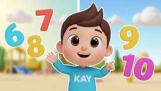 Learn Numbers 6–10 with Kay | Counting Song for Kids