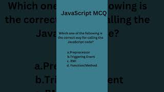 JavaScript MCQ 16