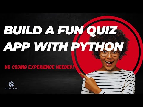 Create a Python Quiz App in Minutes | No Coding Experience Needed #pythonlearning #python