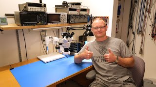 How to set up an electronics lab in the corner of a small bedroom
