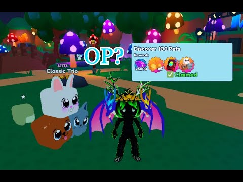 I GOT THE 100 INDEX PET - CLASSIC TRIO!!! (ROBLOX PET CATCHERS)