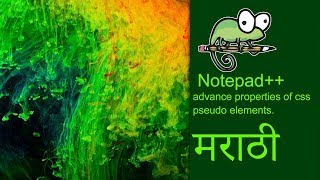Advance properties of CSS in Notepad++
