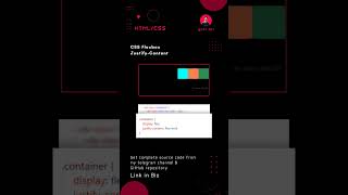 CSS Flexbox Justify-content property #css #html #webdevlopment #coding #javascript #cssflexbox