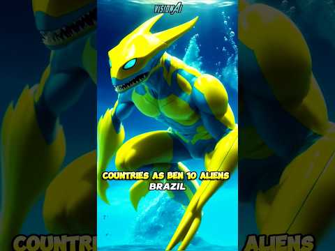 Countries as Ben10 alien (Part-2)🤩💥 generated using Ai 🔥#leonardoai #ben10 #shorts