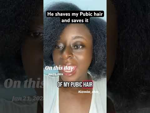 My boyfriend shaves my pubic hair and saves it.Real life story time. #story #lovestory #relationship