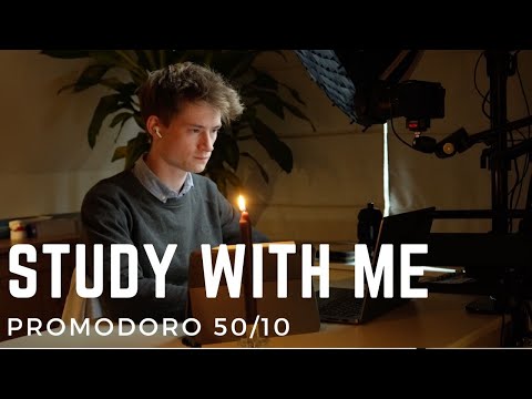 Study with Me | Pomodoro Technique (3 cycles)