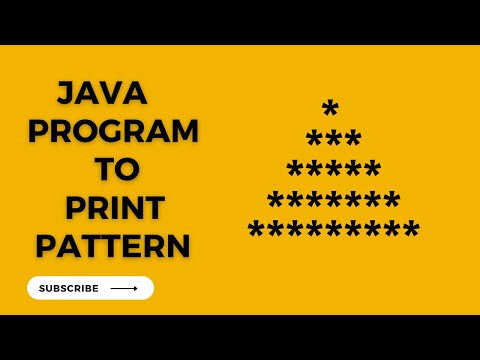 Java Program to Print Full Triangle Pattern | Java Nested For Loop