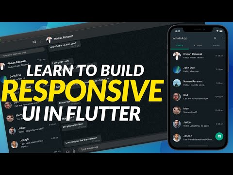 Flutter Responsive UI: WhatsApp Clone