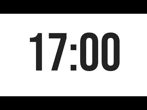 17 MINUTE TIMER - COUNTDOWN TIMER (MINIMAL)