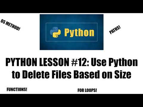 How to Delete Files Based on Size