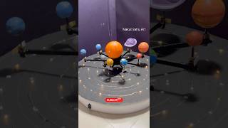 Solar System Working Model | Rotation of Planets on Their Axis #shortsfeed Nakul Sahu Art