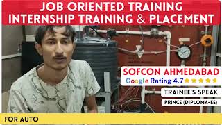 Prince Hadiya Trained & Placed by Sofcon Ahmedabad | Industrial Automation Engineer