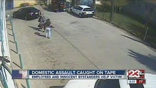 Domestic assault caught on tape