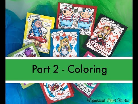 Alice in Wonderland - Part 2 - Visible Image Stamps