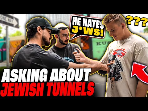 Jewish Guy SNAPS After Being Asked About Child Tunnels - MELTDOWN Ensues