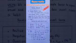 definition of simple  present tense |#viralvideo #tense  |#english ,#englishgrammar |@Abhaysir2