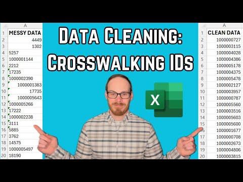 Step-by-Step Guide: Cleaning Data in Excel & Crosswalking Multiple IDs