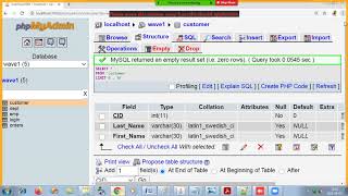 Advanced WebTech - Database (Episode 3 - 1 to Many relationship, search for customer details)