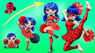 Miraculous Ladybug and Cat Noir Growing Up! LOL OMG DIYs