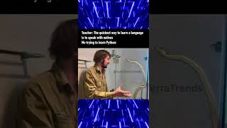 Teacher vs Me vs Python #memes #funny #viral #shorts #tech #ai #coding #school #education #fyp