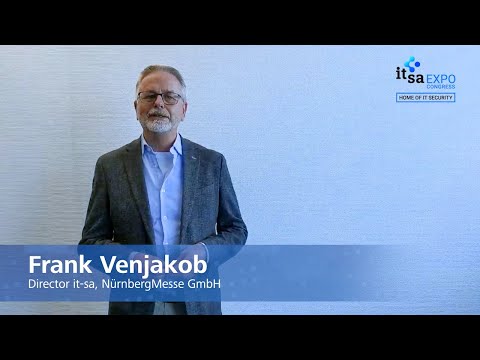 Frank Venjakob, Director it-sa, lädt zu Europas führender Fachmesse für IT-Sicherheit ein