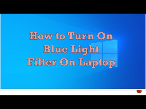 How To Turn On Blue Light Filter in windows | How To On On Blue Light Filter On Laptop #bluelight