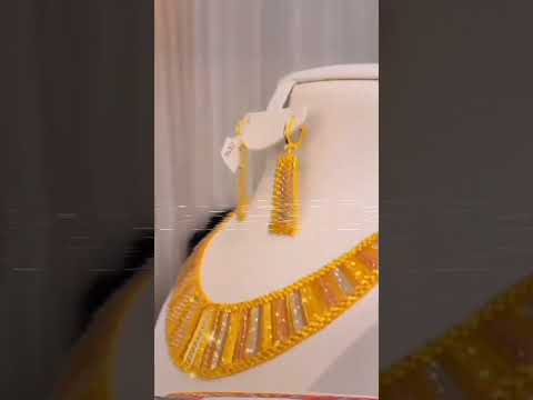 Gold necklace | Beautiful Gold jewellery #Mahi'schannel