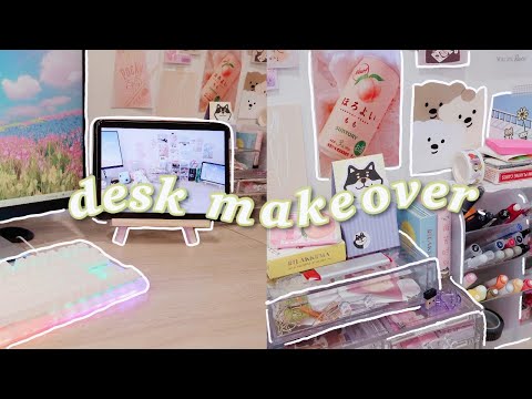 aesthetic desk makeover + new journal