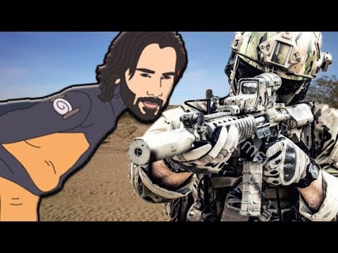 area 51 Naruto runner bois Vs. armed guards+tanks