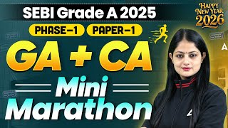SEBI Grade A Preparation 2025 | Complete SEBI GA & Current Affairs Marathon | By Pinky Yadav