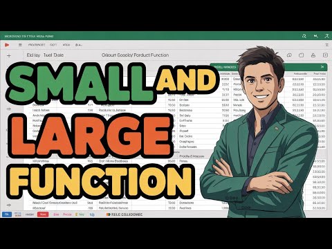 Excel LARGE और SMALL Formula Hindi में | Data में Smallest & Largest Value Kaise Dekhein