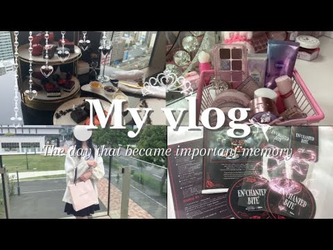 【中学生のお出かけvlog⟡.· 】 最近のメイク🎀/人生初のホテルアフヌン🍴🫖/念願のJILLSTUART🩰