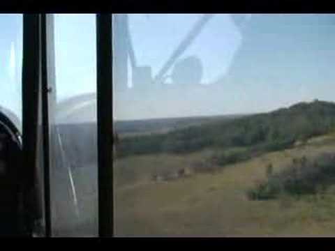Supercub takeoff inside view